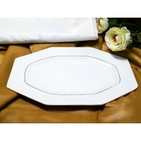 Półmisek 33 cm dek: 051 Złota Linia ETA  WYPRZEDAŻ