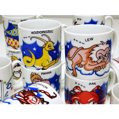 Kubek 200 ml dek. 551 Znaki Zodiaku MAGO 12/12  WYPRZEDAŻ
