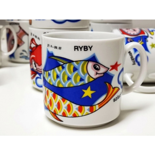 Kubek 200 ml dek. 551 Znaki Zodiaku MAGO 12/12  WYPRZEDAŻ
