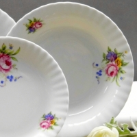 Talerz głęboki 22,5 cm Kwiat 963 IWONA 3 rzuty