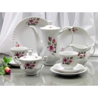 Talerz płytki 17 cm dek: 873 Red Roses IWONA