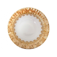 Komplet salaterek ok. 13,16,23,26 Brown & Gold IWONA