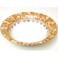 Komplet salaterek ok. 13,16,23,26 Brown & Gold IWONA
