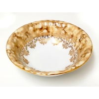 Salaterka 13 cm Brown & Gold IWONA