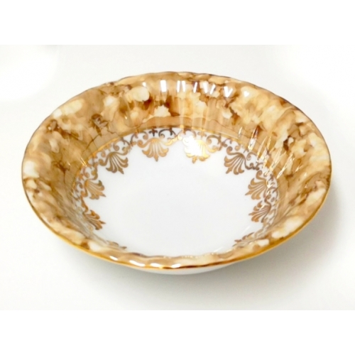 Salaterka 13 cm Brown & Gold IWONA