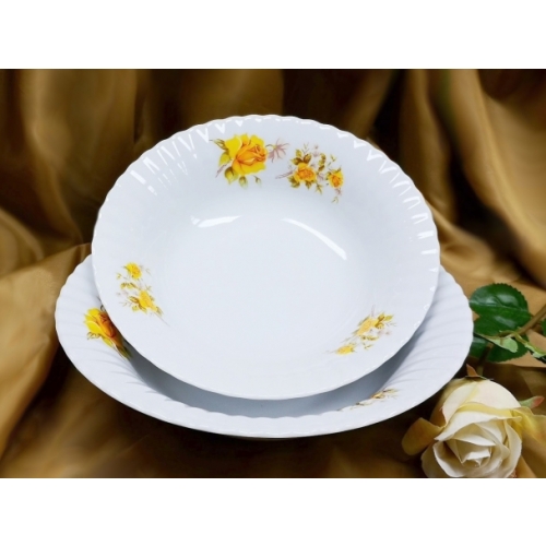 Salaterka okrągła 26 cm dek: 973 Golden Rose IWONA