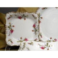 Salaterka kwadratowa 24 cm dek: 001 Róża Złota IWONA