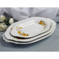 Półmisek owalny 33 cm dek: 097 Golden Rose IWONA
