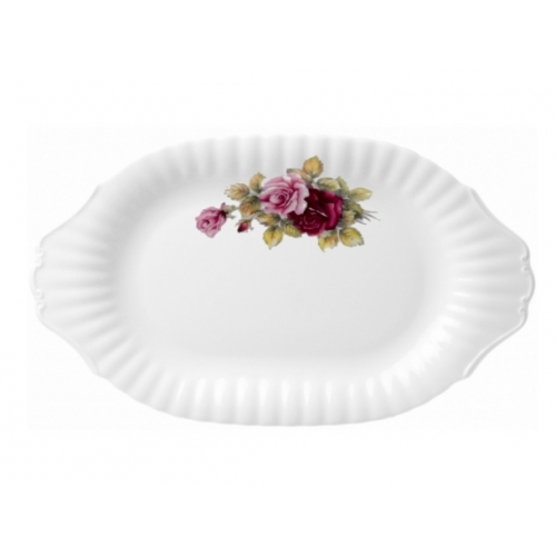 Półmisek owalny 24 cm dek: 900 Eden Rose IWONA