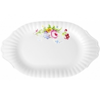 Półmisek owalny 24 cm dek: 960 Łąka IWONA