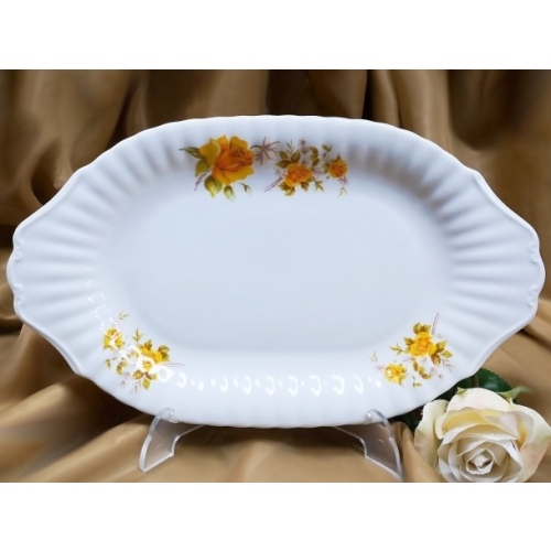 Półmisek owalny 39 cm dek: 973 Golden Rose IWONA
