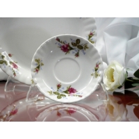Spodek pod bulionówkę 17 cm dek: 003 Róża IWONA
