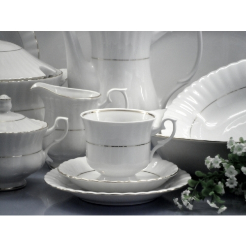 Serwis do kawy dla 6 osób / 12 części dek: 074 Platynowa Linia IWONA GIFT BOX