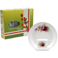 Serwis do kawy dla 6 osób / 12 części dek: 900 Eden Rose IWONA GIFT BOX