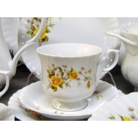 Serwis do kawy dla 12 osób / 39 części dek: 970 Golden Rose IWONA