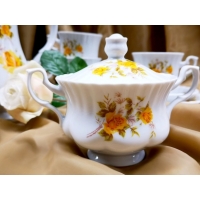 Serwis do kawy dla 12 osób / 39 części dek: 973 Golden Rose IWONA