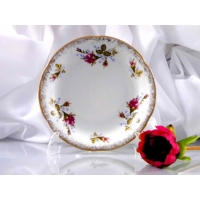 Talerz płytki 17 cm dek: 001 Róża Złota KAMELIA