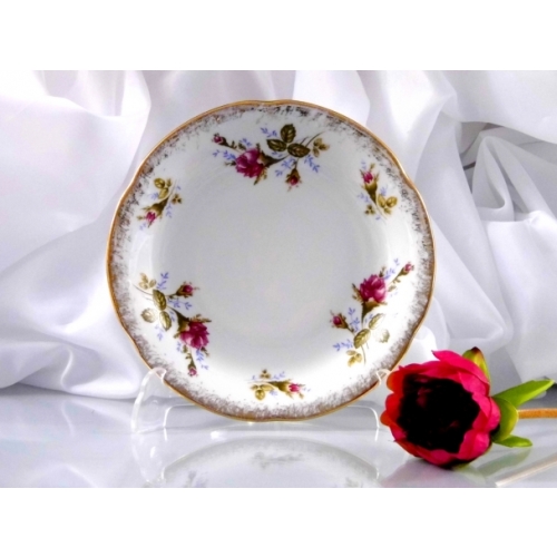 Talerz płytki 17 cm dek: 001 Róża Złota KAMELIA
