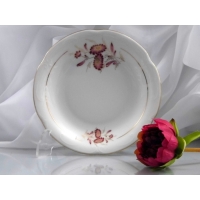 Talerz płytki 19 cm dek: 023 Margaretka Purpurowa KAMELIA
