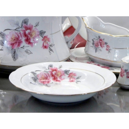 Talerz płytki 17 cm dek: 536 Kwiat Jabłoni KAMELIA