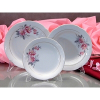 Talerz płytki 19 cm dek: 536 Kwiat Jabłoni KAMELIA