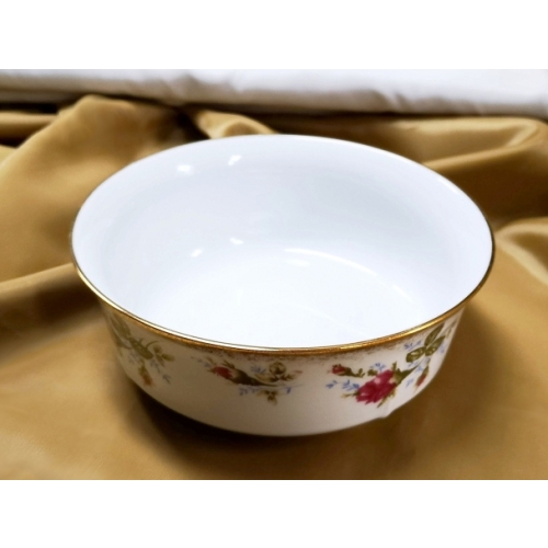 Salaterka cylindryczna 13 cm dek: 001 Róża Złota KAMELIA