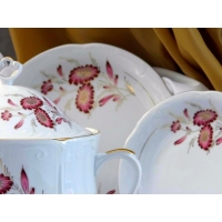 Salaterka cylindryczna 17 cm dek: 023 Margaretka Purpurowa KAMELIA