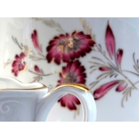Salaterka cylindryczna 17 cm dek: 023 Margaretka Purpurowa KAMELIA