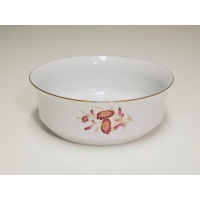 Salaterka cylindryczna 17 cm dek: 023 Margaretka Purpurowa KAMELIA