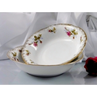Salaterka okrągła 26 cm dek: 001 Róża Złota KAMELIA