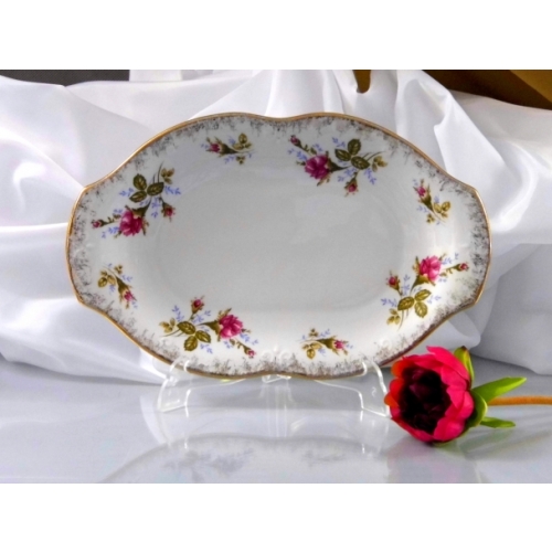 Półmisek owalny 28 cm dek: 001 Róża Złota KAMELIA