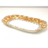 Półmisek głęboki 38 Brown & Gold KAMELIA
