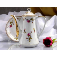 Imbryk do kawy 1200 ml dek: 001 Róża Złota KAMELIA