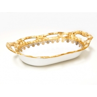 Kosz do chleba 33 Brown & Gold KAMELIA