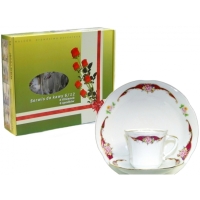 Serwis do kawy dla 6 osób / 12 części dek: 047 KAMELIA GIFT BOX