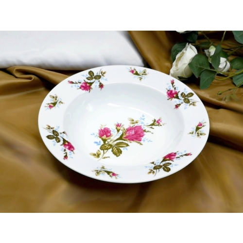 Salaterka okrągła 23 cm dek: 003 Róża NINA