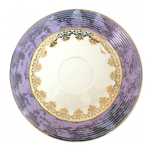 Talerz płytki 19 Blue & Gold NINA 12/12  WYPRZEDAŻ