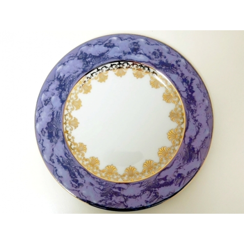 Komplet talerzy 6/17 Blue & Gold NINA gat.3 WYPRZEDAŻ