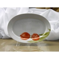 Komplet półmisków owalnych 24, 28, 33 cm dek: 088 Tulipan ASTRA