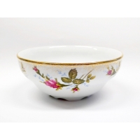 Salaterka okrągła 13 cm Róża Złota ROMANTICA