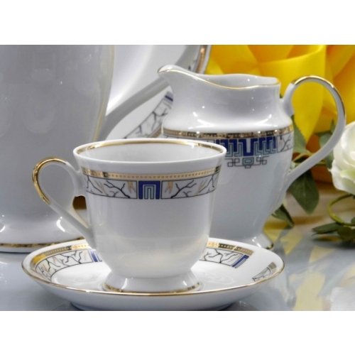 Filiżanka 250 ml ze spodkiem dek: 034 Grey Lady ASTRA