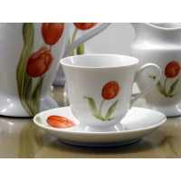 Filiżanka 200 ml ze spodkiem dek: 088 Tulipan ASTRA