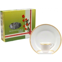 Serwis do kawy dla 6 osób / 12 części dek: 757 Belweder ASTRA  GIFT BOX