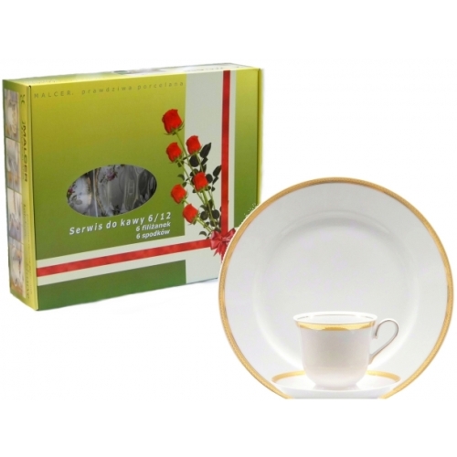 Serwis do kawy dla 6 osób / 12 części dek: 757 Belweder ASTRA  GIFT BOX