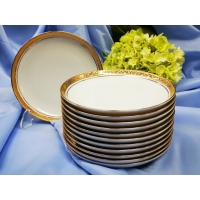 Talerz płytki 18 cm dek: 055 Złoty Czar ATELIER 12/12