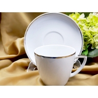 Serwis do kawy 6/12 dek: 728 Platynowy Pasek BEATA/DOROTA