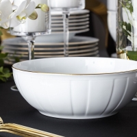 Salaterka okrągła 23 cm dek: 3610 Złota OKTAWA