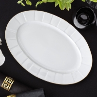 Półmisek owalny 24 cm dek: 3610 Złota OKTAWA