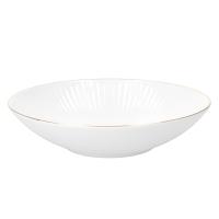 Talerz głęboki 21,5 cm dek: 3612 Złota Linia DALIA