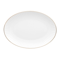 Półmisek owalny 24 cm dek: 3612 Złota Linia DALIA